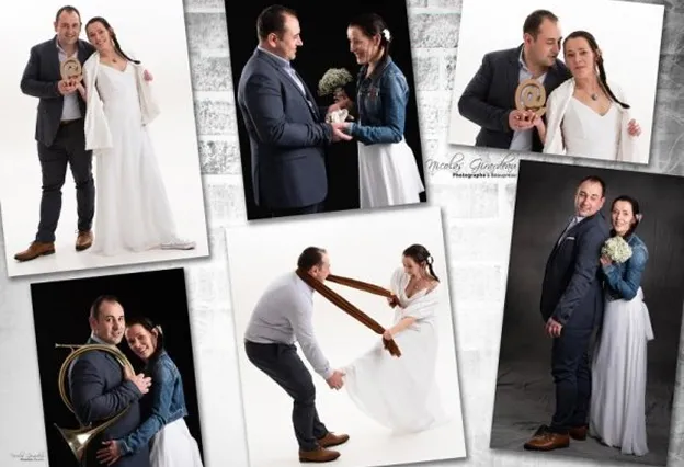 photo couple mariage à Beaupréau en Maine-et-Loire 49