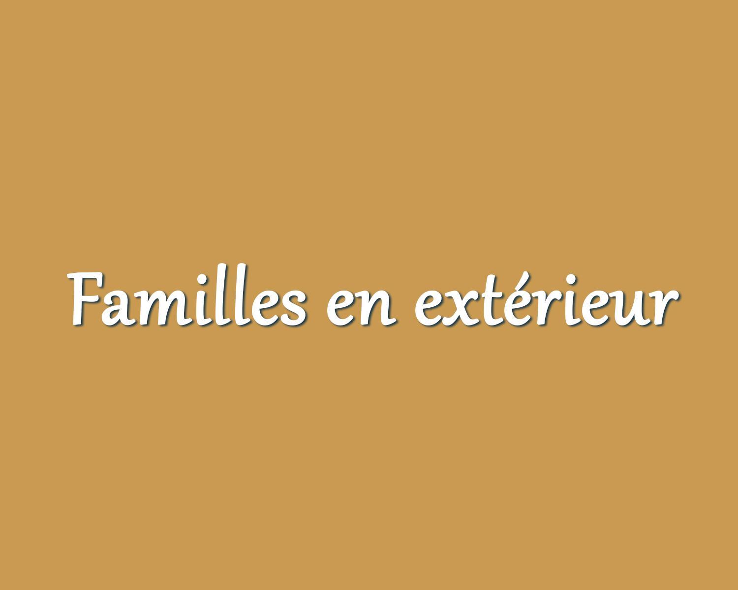 Familles en extérieur