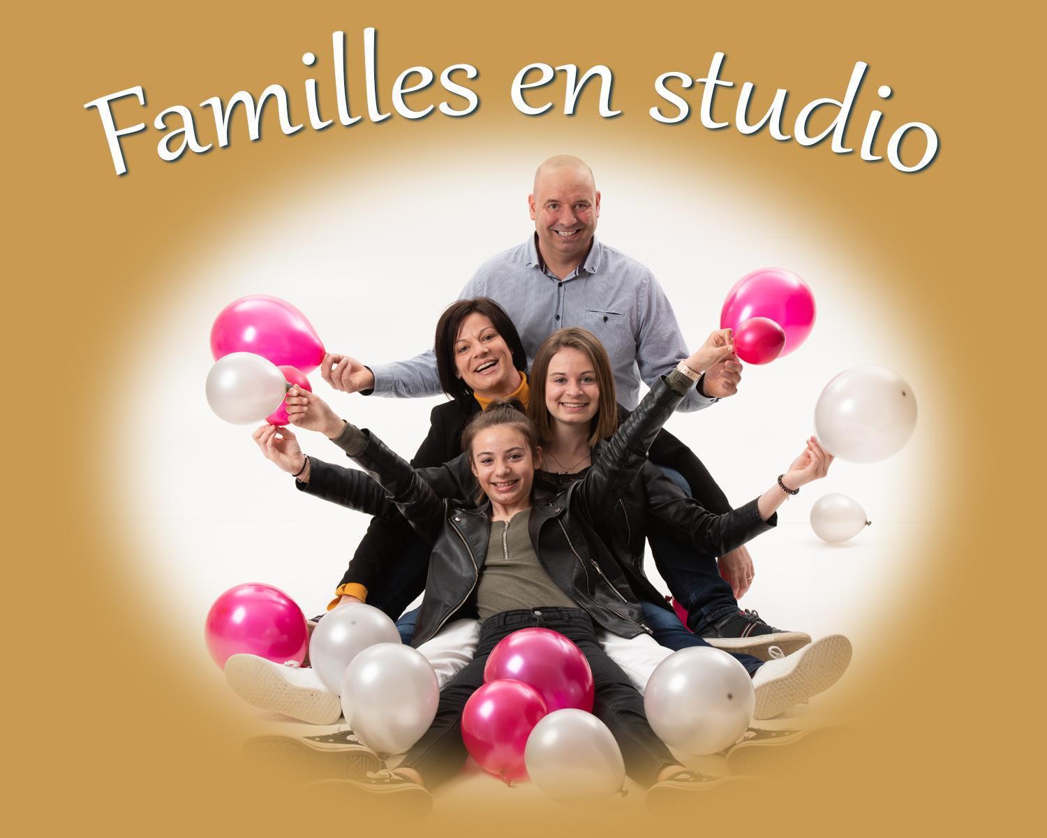Familles en studio